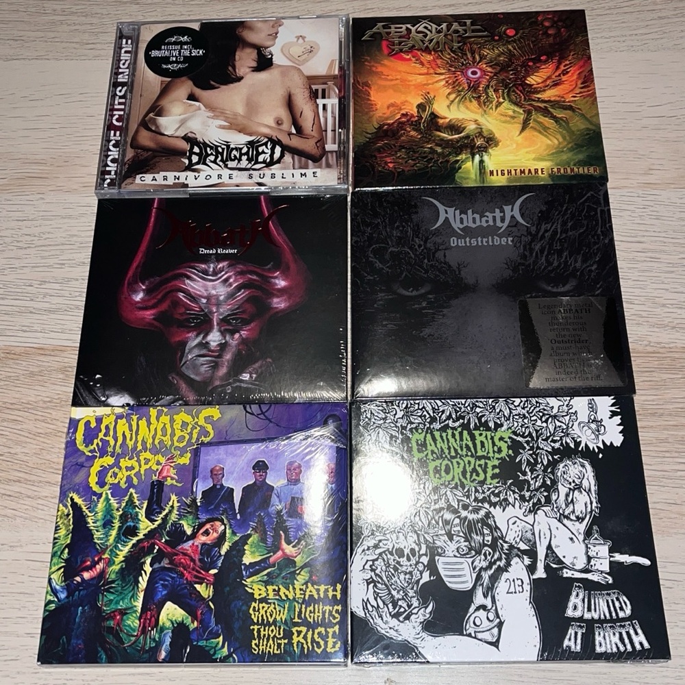 PACK 6 DISCOS 100% NEW sellados de fábrica